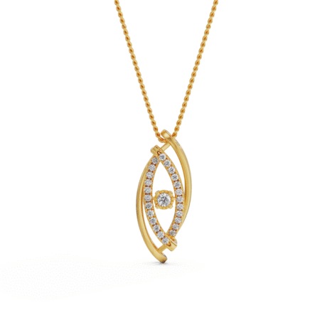 Classic Evil Eye Lab Grown Diamond Pendant