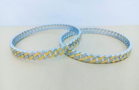 Sterling silver italian bangle