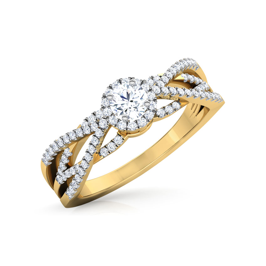 Nina Twine Solitaire Ring